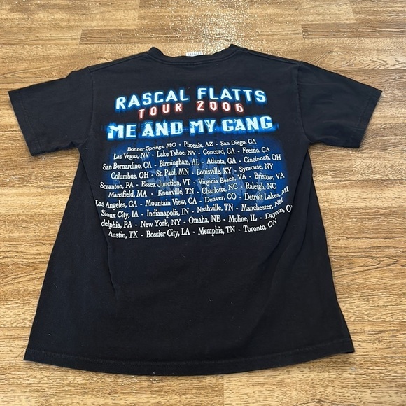 Rascal flats tour 2006 me and my gang country rock music band tee men’s small - Picture 5 of 5